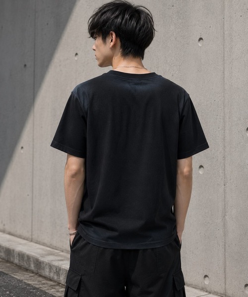 BENDER TOKYO(ベンダートウキョウ)の「スプレー加工 アイレット ショート丈 ロゴプリント Tシャツ / ユニセックス(Tシャツ/カットソー・メンズ・カモフラージュ/ピンク/アイボリー/ブラック・S/M/L)」の15枚目の写真