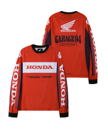 HONDA MOTORCYCLE（ホンダモーターサイクル）の「Garage 94 Motor Jersey Red（Tシャツ/カットソー）」
