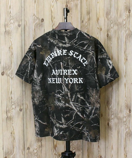AVIREX（アヴィレックス）の「S/S T-SHIRT 'REAL TREE CAMO'（Tシャツ/カットソー・メンズ・ブラック/カモフラージュ/ホワイト・XL/L/M）」の13枚目の写真