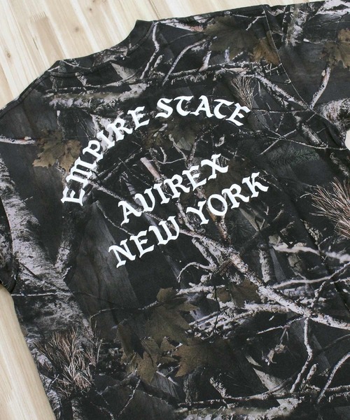 AVIREX（アヴィレックス）の「S/S T-SHIRT 'REAL TREE CAMO'（Tシャツ/カットソー・メンズ・ブラック/カモフラージュ/ホワイト・XL/L/M）」の15枚目の写真