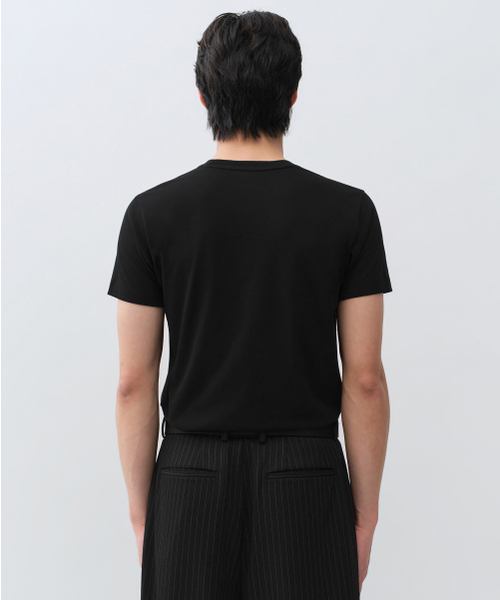 MUSINSA STANDARD（ムシンサスタンダード）の「[クールタンダード] スリムクルーネックTシャツ [ブラック]（Tシャツ/カットソー・メンズ・その他・SMALL/MEDIUM/LARGE/X-LARGE/2XL/3XL）」の7枚目の写真