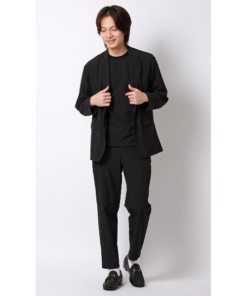 AOYAMA(アオヤマ)の「2ボタンジャケット【マルチウェイ】【セットアップ着用可】(スーツジャケット・メンズ・ブラック/チャコールグレー・M/L/LL)」の14枚目の写真