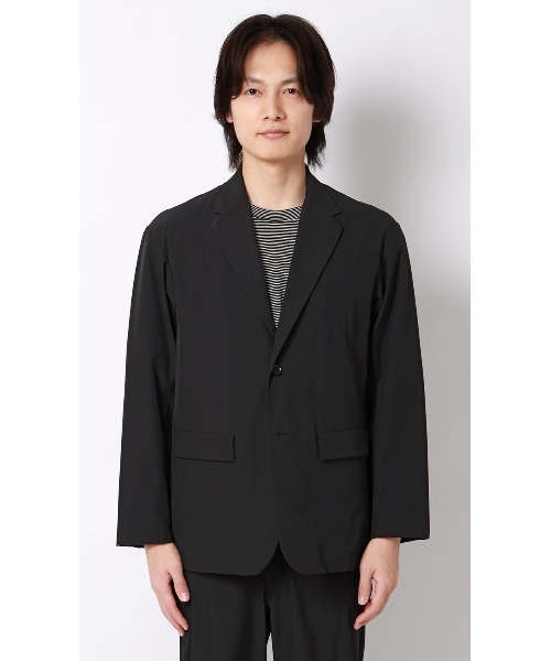 AOYAMA(アオヤマ)の「2ボタンジャケット【マルチウェイ】【セットアップ着用可】(スーツジャケット・メンズ・ブラック/チャコールグレー・M/L/LL)」の3枚目の写真