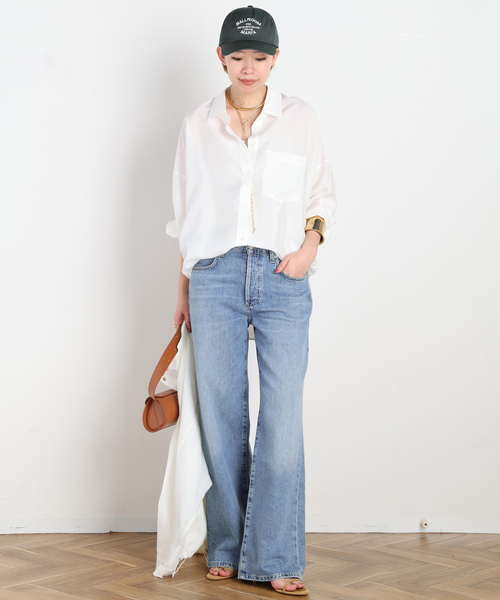 Citizens of humanity(シチズンズオブヒューマニティー)の「【CITIZENS of HUMANITY】ANNINA 30 IN MEUSE(デニムパンツ・レディース・ライトブルー・25/26/27/28)」の3枚目の写真