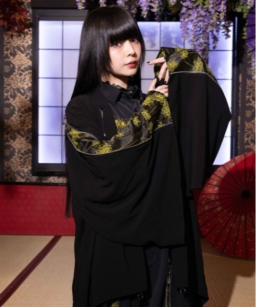 REZEN(リゼン)の「彼岸花ジップ羽織(その他アウター・メンズ・ローズ/イエロー/ブルーパープル/ライトグレー・LARGE/MEDIUM)」の6枚目の写真
