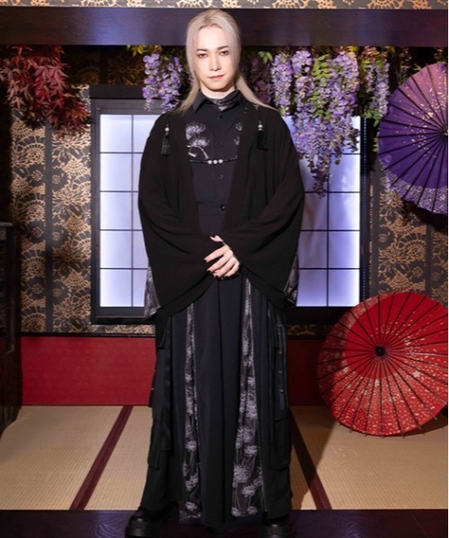 REZEN(リゼン)の「彼岸花ジップ羽織(その他アウター・メンズ・ローズ/イエロー/ブルーパープル/ライトグレー・LARGE/MEDIUM)」の7枚目の写真