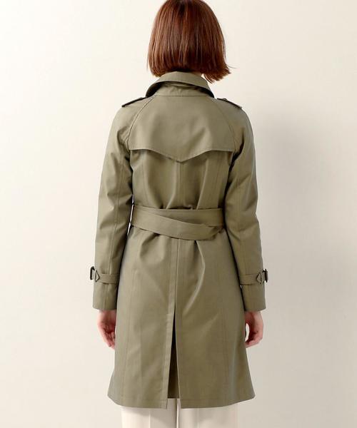 UNITED ARROWS(ユナイテッドアローズ)の「○UBBT ギャバ トレンチコート SS◆(トレンチコート・レディース・ベージュ/オリーブ/ネイビー・36/38/40/34)」の4枚目の写真
