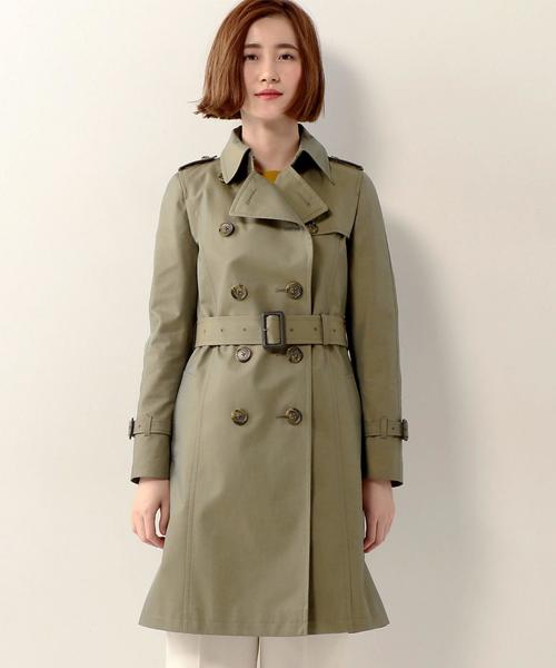 UNITED ARROWS(ユナイテッドアローズ)の「○UBBT ギャバ トレンチコート SS◆(トレンチコート・レディース・ベージュ/オリーブ/ネイビー・36/38/40/34)」の5枚目の写真
