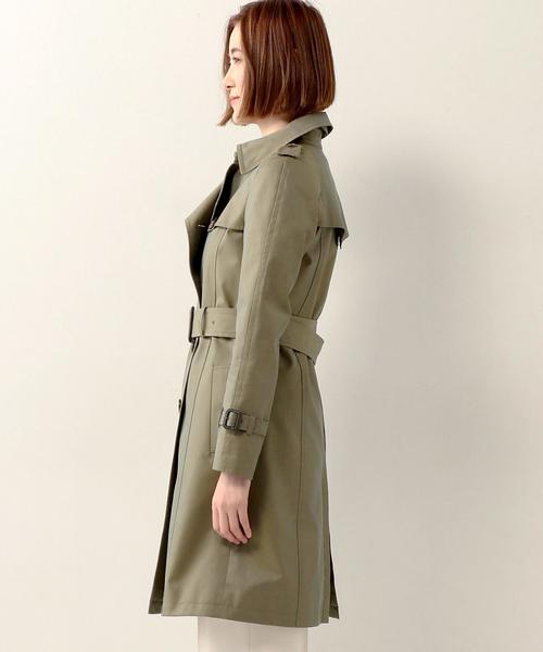 UNITED ARROWS(ユナイテッドアローズ)の「○UBBT ギャバ トレンチコート SS◆(トレンチコート・レディース・ベージュ/オリーブ/ネイビー・36/38/40/34)」の6枚目の写真
