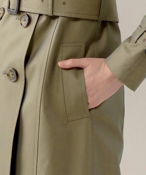 UNITED ARROWS(ユナイテッドアローズ)の「○UBBT ギャバ トレンチコート SS◆(トレンチコート・レディース・ベージュ/オリーブ/ネイビー・36/38/40/34)」の17枚目の写真