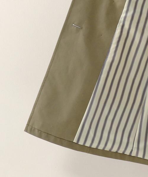 UNITED ARROWS(ユナイテッドアローズ)の「○UBBT ギャバ トレンチコート SS◆(トレンチコート・レディース・ベージュ/オリーブ/ネイビー・36/38/40/34)」の19枚目の写真