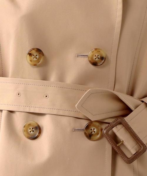 UNITED ARROWS(ユナイテッドアローズ)の「○UBBT ギャバ トレンチコート SS◆(トレンチコート・レディース・ベージュ/オリーブ/ネイビー・36/38/40/34)」の11枚目の写真