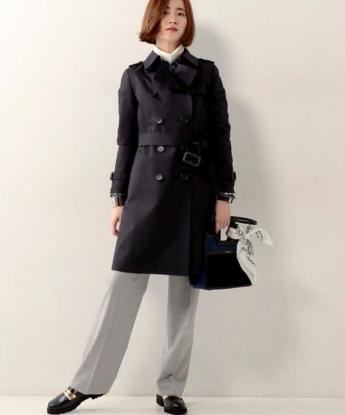 UNITED ARROWS(ユナイテッドアローズ)の「○UBBT ギャバ トレンチコート SS◆(トレンチコート・レディース・ベージュ/オリーブ/ネイビー・36/38/40/34)」の10枚目の写真