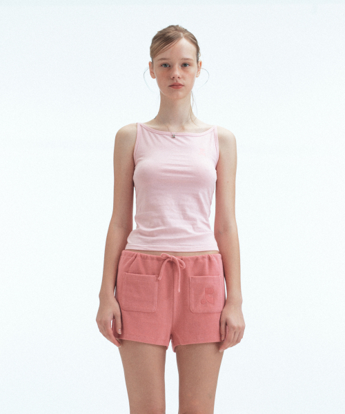 Rest&Recreation（レストアンドレクリエーション）の「BACK TIE SLEEVELESS - PINK（Tシャツ/カットソー・レディース・その他・ONE）」の3枚目の写真
