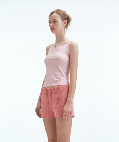 Rest&Recreation（レストアンドレクリエーション）の「BACK TIE SLEEVELESS - PINK（Tシャツ/カットソー・レディース・その他・ONE）」の4枚目の写真