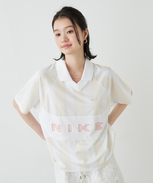 NIKE（ナイキ）の「ナイキ スポーツウェア ウィメンズ オーバーサイズド ジャージー / Nike Sportswear Women's Oversized Jersey IO0914-103 Chalk（ジャージ・レディース・ホワイト系その他2・M/XS/S/XL/L）」の3枚目の写真
