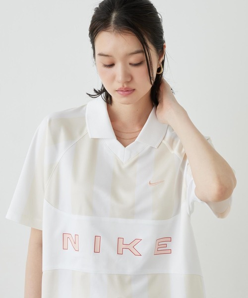 NIKE（ナイキ）の「ナイキ スポーツウェア ウィメンズ オーバーサイズド ジャージー / Nike Sportswear Women's Oversized Jersey IO0914-103 Chalk（ジャージ・レディース・ホワイト系その他2・M/XS/S/XL/L）」の4枚目の写真