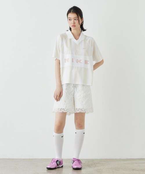 NIKE（ナイキ）の「ナイキ スポーツウェア ウィメンズ オーバーサイズド ジャージー / Nike Sportswear Women's Oversized Jersey IO0914-103 Chalk（ジャージ・レディース・ホワイト系その他2・M/XS/S/XL/L）」の5枚目の写真