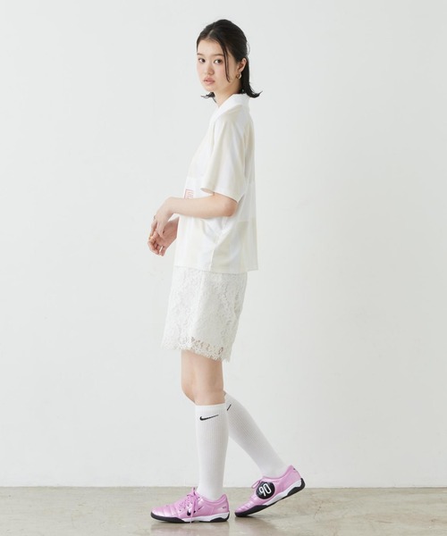 NIKE（ナイキ）の「ナイキ スポーツウェア ウィメンズ オーバーサイズド ジャージー / Nike Sportswear Women's Oversized Jersey IO0914-103 Chalk（ジャージ・レディース・ホワイト系その他2・M/XS/S/XL/L）」の6枚目の写真