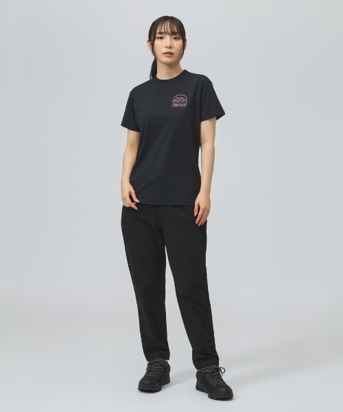 MARMOT(マーモット)の「マーモット Marmot Ws Burger T-Shirts(Tシャツ/カットソー・レディース・ベージュ/ブラック/ホワイト・S/M/L/XL)」の8枚目の写真