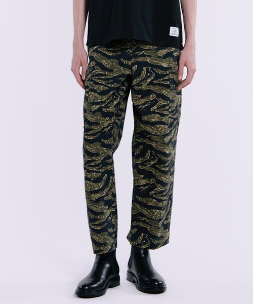 Alpha Industries（アルファインダストリーズ）の「【日本限定】Alpha Industries/アルファ インダストリーズ/RIPSTOP CARGO PANTS/リップストップ カーゴ パンツ（カーゴパンツ・メンズ・ブラック/グリーン/ブラウン系カモフラージュ/カモフラージュ・S/M/L/XL）」の4枚目の写真