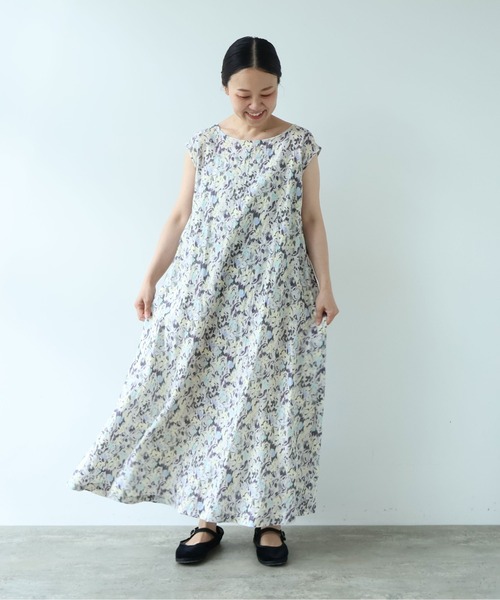 yuni(ユニ )の「painting flower print one-piece(ワンピース・レディース・ベージュ/イエロー・FREE)」の21枚目の写真