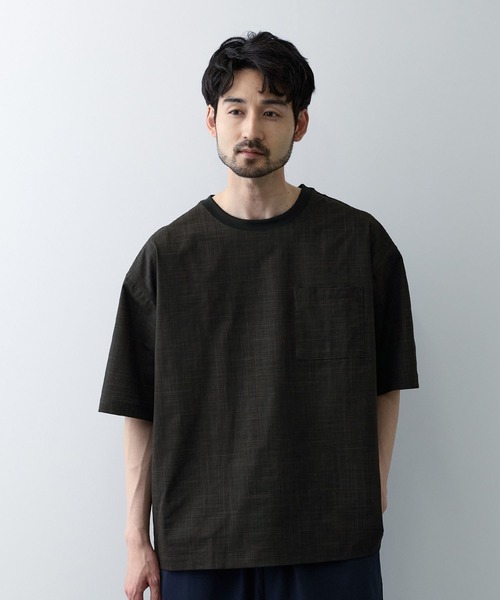 Mac-House(マックハウス)の「【REALSTANDARD/リアルスタンダード】 マイラクエアーTシャツ(Tシャツ/カットソー・メンズ・ネイビー/ブラック/グレー/ホワイト・XL/L/M/S)」の1枚目の写真
