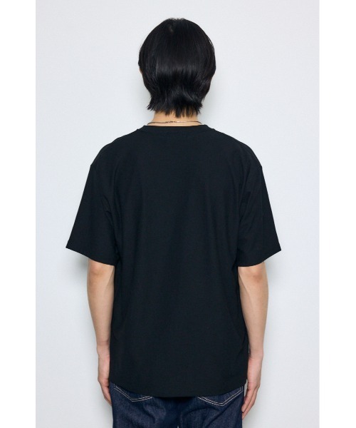 AZUL by moussy(アズールバイマウジー)の「梨地ブークレトップス(Tシャツ/カットソー・メンズ・ブルー/オフホワイト/グレー/イエロー系その他/ブラック・LARGE/MEDIUM/SMALL)」の19枚目の写真