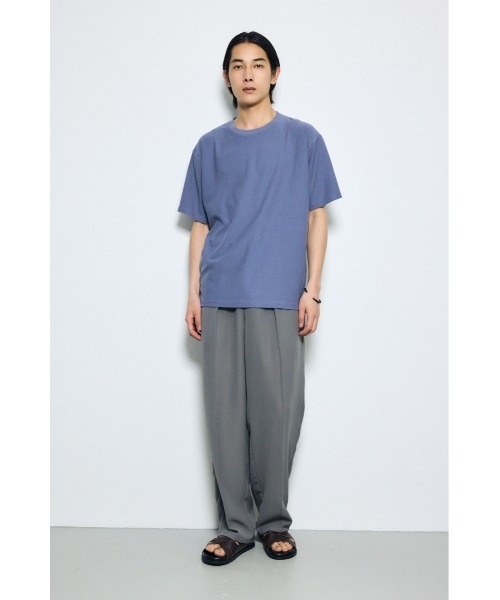 AZUL by moussy(アズールバイマウジー)の「梨地ブークレトップス(Tシャツ/カットソー・メンズ・ブルー/オフホワイト/グレー/イエロー系その他/ブラック・LARGE/MEDIUM/SMALL)」の20枚目の写真