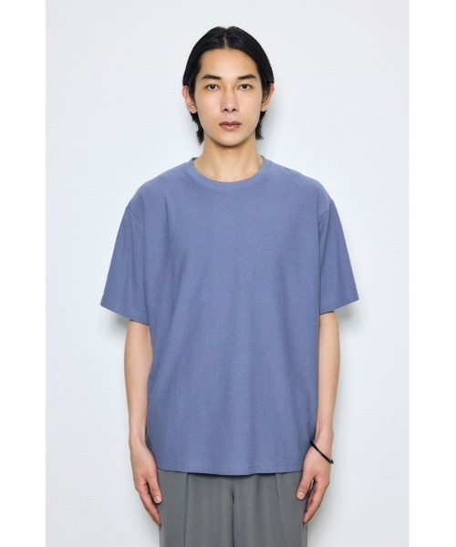 AZUL by moussy(アズールバイマウジー)の「梨地ブークレトップス(Tシャツ/カットソー・メンズ・ブルー/オフホワイト/グレー/イエロー系その他/ブラック・LARGE/MEDIUM/SMALL)」の21枚目の写真