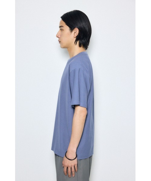 AZUL by moussy(アズールバイマウジー)の「梨地ブークレトップス(Tシャツ/カットソー・メンズ・ブルー/オフホワイト/グレー/イエロー系その他/ブラック・LARGE/MEDIUM/SMALL)」の22枚目の写真