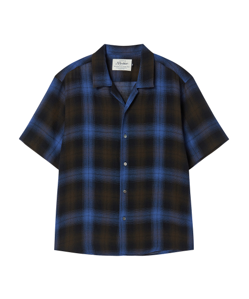 Beyond Closet（-）の「[COLLECTION LINE] ジュリアンチェックサマーウールシャツブルー（シャツ/ブラウス・メンズ・その他・MEDIUM/LARGE）」の2枚目の写真