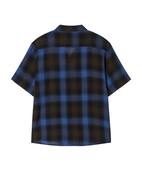Beyond Closet（-）の「[COLLECTION LINE] ジュリアンチェックサマーウールシャツブルー（シャツ/ブラウス・メンズ・その他・MEDIUM/LARGE）」の3枚目の写真