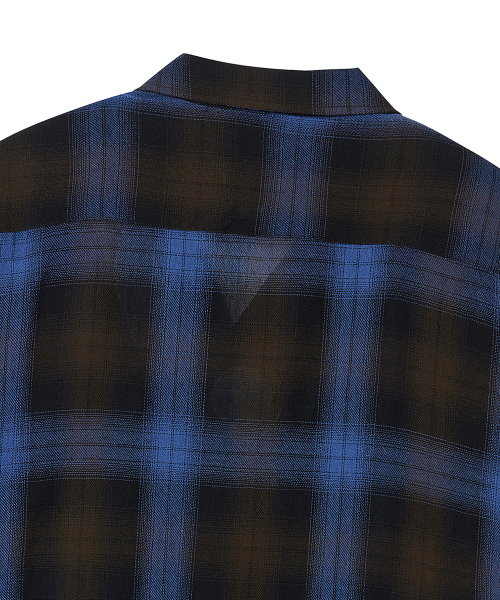 Beyond Closet（-）の「[COLLECTION LINE] ジュリアンチェックサマーウールシャツブルー（シャツ/ブラウス・メンズ・その他・MEDIUM/LARGE）」の6枚目の写真