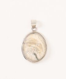 Indian Jewelry | THEATER シアター ホーンオーバルデザインペンダントトップ Made in USA(チャーム)