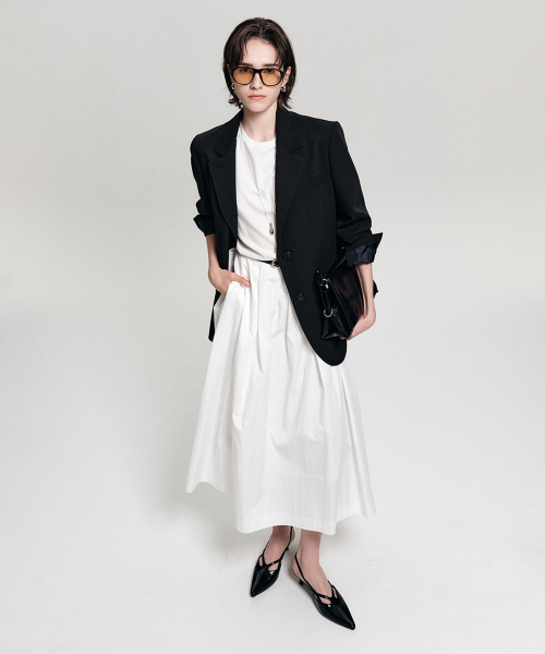 LOOKAST（ルックキャスト）の「レアストラップスリングバック_ブラック / LEA STRAP SLINGBACK_BLACK（サンダル・レディース・ブラック・23.5cm/23cm/24.5cm/24cm/25cm）」の2枚目の写真
