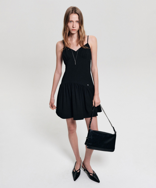 LOOKAST（ルックキャスト）の「レアストラップスリングバック_ブラック / LEA STRAP SLINGBACK_BLACK（サンダル・レディース・ブラック・23.5cm/23cm/24.5cm/24cm/25cm）」の3枚目の写真