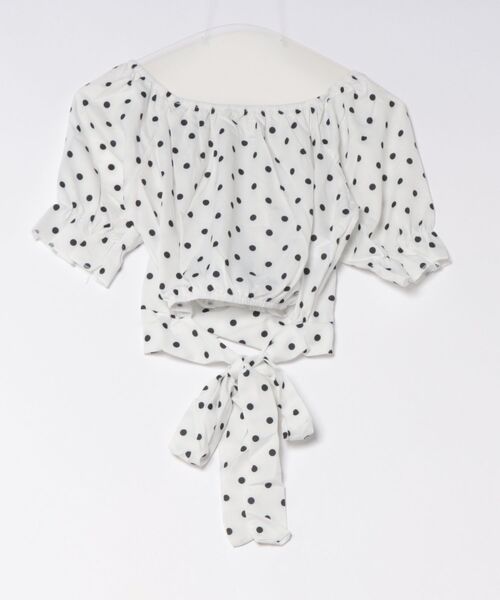 Ritzy(リッツィー)の「オフショルバブルスリーブクロップドブラウス(シャツ/ブラウス・レディース・ホワイト・M/L/S)」の19枚目の写真