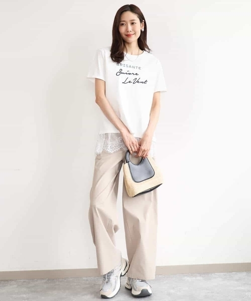 MK MICHEL KLEIN（エムケーミッシェルクラン）の「[洗える]ヘムレースインナーキャミソール（キャミソール・レディース・ブラック/アイボリー・38）」の22枚目の写真