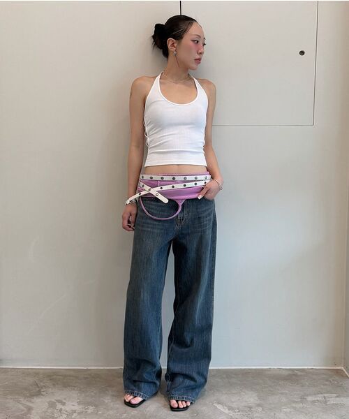 DIAGONAL(ダイアゴナル)の「HOLE HALTER NECK TOP (white)(Tシャツ/カットソー・レディース・その他・FREE)」の8枚目の写真