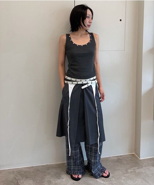 DIAGONAL(ダイアゴナル)の「HOLE HALTER NECK TOP (white)(Tシャツ/カットソー・レディース・その他・FREE)」の9枚目の写真
