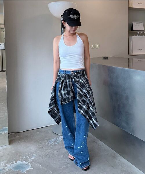 DIAGONAL(ダイアゴナル)の「HOLE HALTER NECK TOP (white)(Tシャツ/カットソー・レディース・その他・FREE)」の10枚目の写真