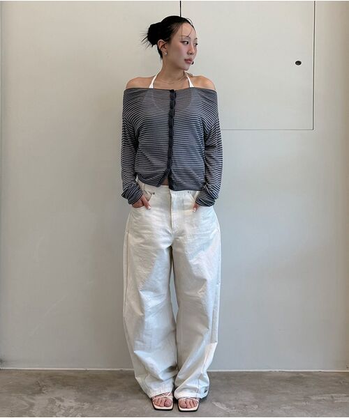 DIAGONAL(ダイアゴナル)の「HOLE HALTER NECK TOP (white)(Tシャツ/カットソー・レディース・その他・FREE)」の11枚目の写真