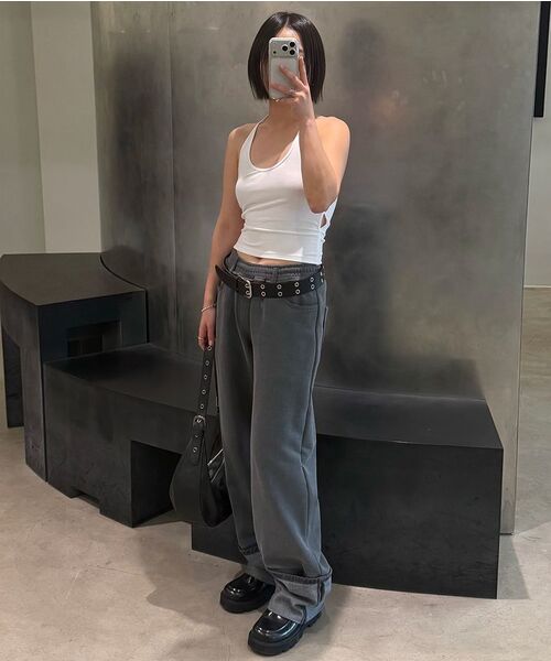 DIAGONAL(ダイアゴナル)の「HOLE HALTER NECK TOP (white)(Tシャツ/カットソー・レディース・その他・FREE)」の13枚目の写真