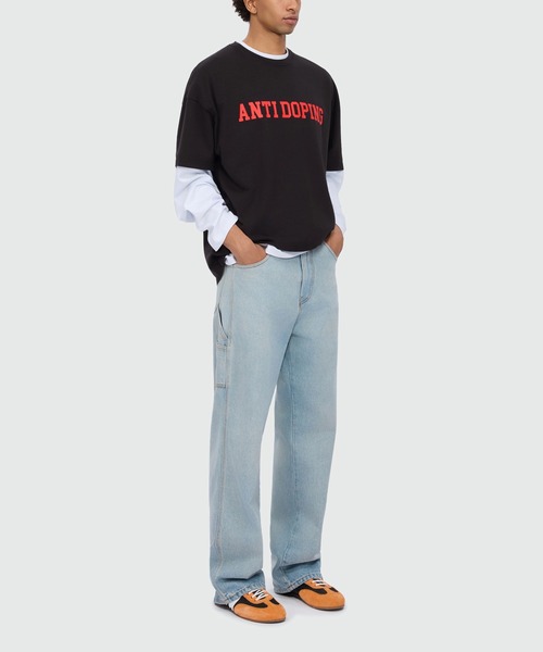 MSGM(エムエスジーエム)の「ANTIDOPING グラフィック Tシャツ(Tシャツ/カットソー・メンズ・ブラック・M/XS/S/L)」の4枚目の写真