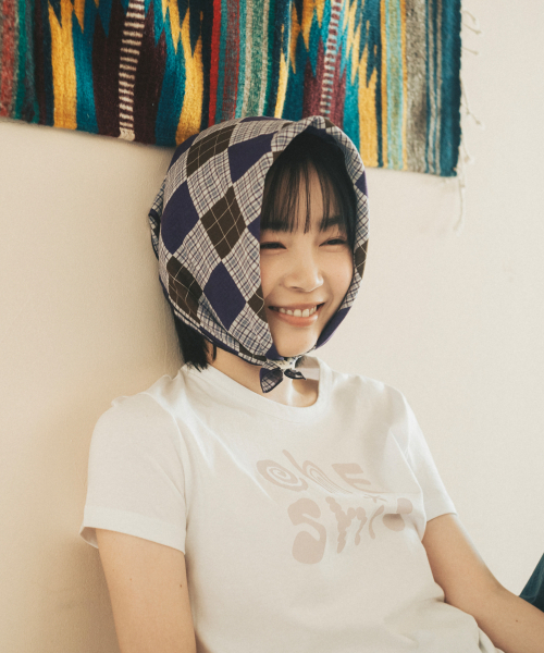 OHESHIO（オヘシオ）の「ART LOGO T-SHIRT, WHITE（Tシャツ/カットソー・レディース・その他・FREE）」の2枚目の写真