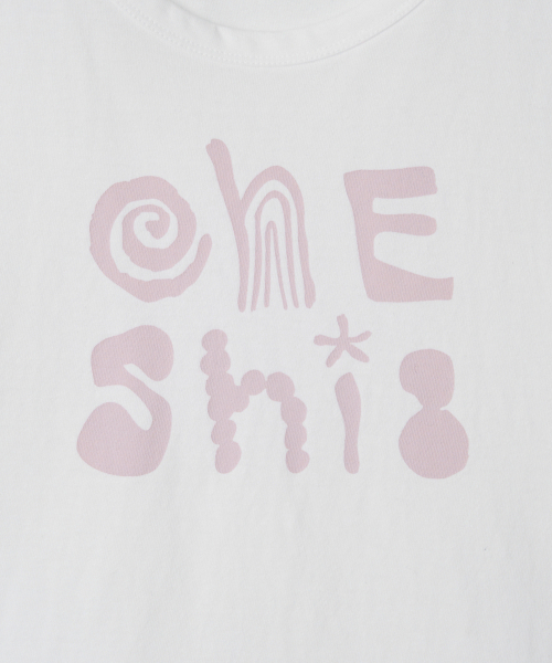 OHESHIO（オヘシオ）の「ART LOGO T-SHIRT, WHITE（Tシャツ/カットソー・レディース・その他・FREE）」の10枚目の写真