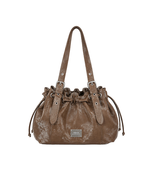 LETERIE（レテリー）の「STRING BUCKET BAG_4COLOR（ショルダーバッグ・レディース・アイボリー/ブラック/ブラウン/ピンク・FREE）」の3枚目の写真