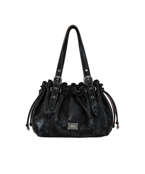 LETERIE（レテリー）の「STRING BUCKET BAG_4COLOR（ショルダーバッグ・レディース・アイボリー/ブラック/ブラウン/ピンク・FREE）」の2枚目の写真