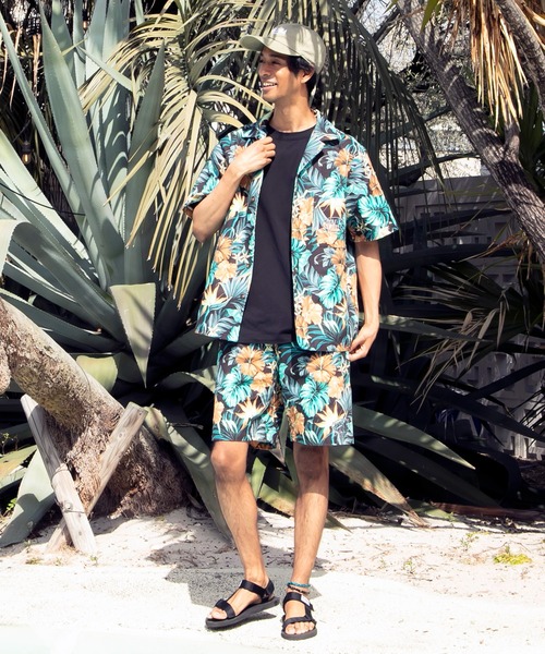 Kahiko(カヒコ)の「【Kahiko】SURF&Palms マークMEN'Sハーフパンツ(その他パンツ・メンズ・ブラックミックス/ブラック/ホワイト/グリーン・FREE)」の10枚目の写真